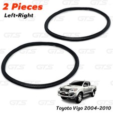 For Toyota Hilux 2Door Extra Cab 2004 - '10 L+R Rear Rubber Window Shield Seal