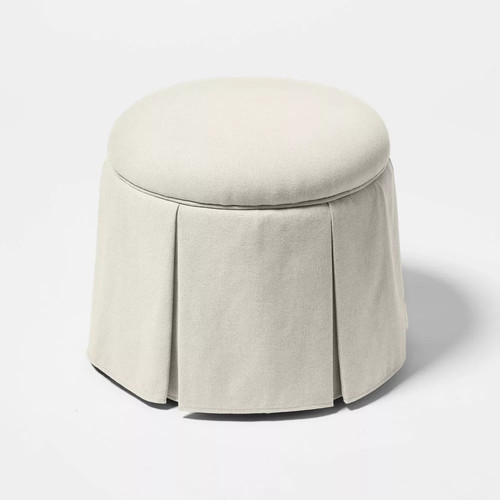 Box pleat skirt - pleat, storage