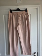 Mint Velvet Pink Trousers Size