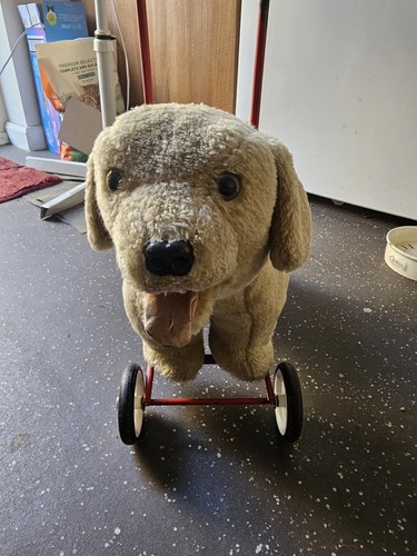 Vintage toy dog wheels - vintage,