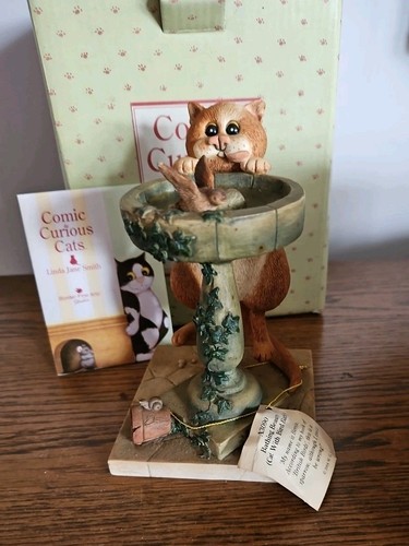 Comic curious cats - comic, bathing
