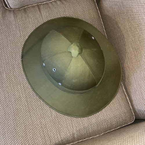 Vintage pith helmet khaki - pith,