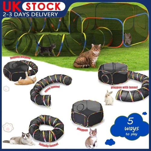 Pet cat playpen - playpen, in