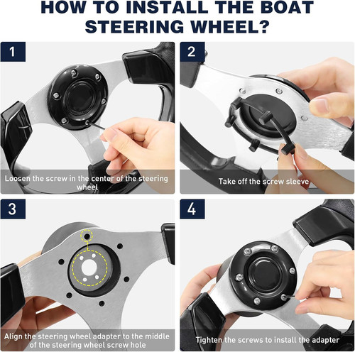317mm 5inch boat steering - 317mm/12.5inch,