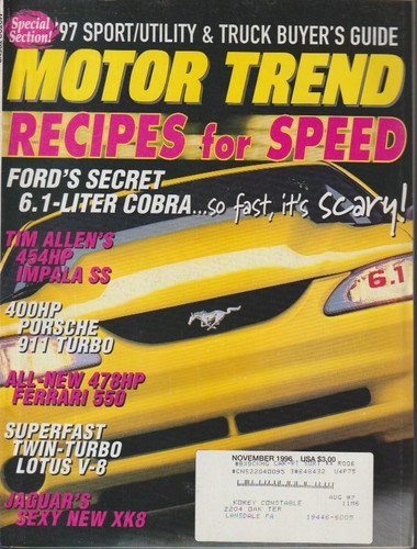 Motor trend ferrari 550 lotus - motor,