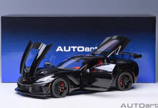 AUTOart 1/18 Chevrolet Corvette C7 ZR1 Gloss Black Color 2019 Model Car By 71276