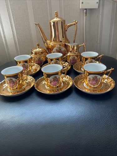 Vintage gold lustre bavarian - gold,