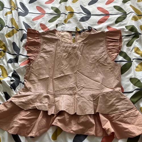 Zara nude peach - peach, faux