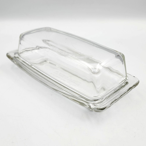 Pyrex clear glass - pyrex, covered
