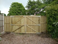 Garden Gate,Driveway gate,Double Gates,From 8ft wide-up to 9ft wide x 6ft high
