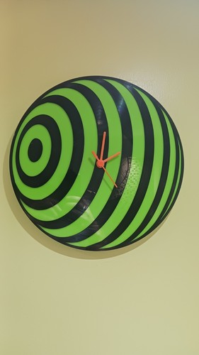 Wall hanging clock - wall, clock.