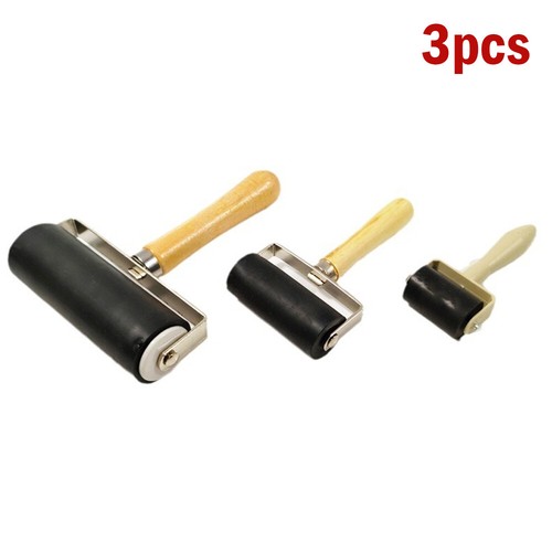 Hard rubber roller printing - hard,