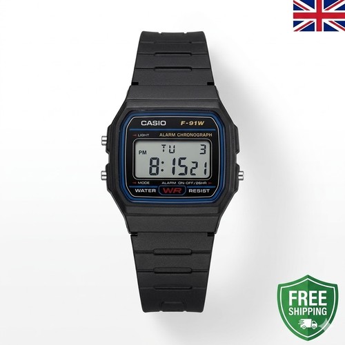 Casio 91w 1yer casual - f-91w-1yer,