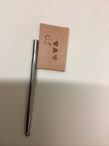 Leather embossing stamp - leather,