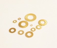 BA Brass Washers 0BA 2BA 3BA 4BA 5BA 6BA 7BA 8BA 9BA 10BA  (Qty 100)