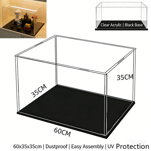 Clear acrylic display case - acrylic,