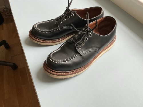 Redwing moc toe oxford - toe, black