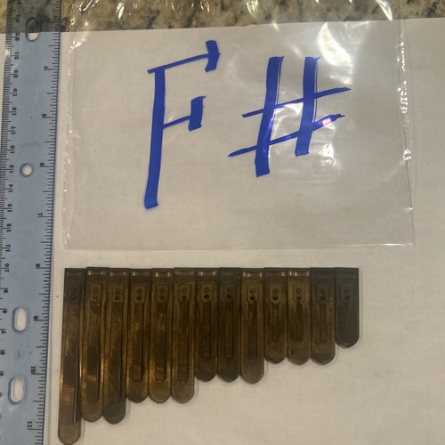 Antique brass reed from pump - antique,