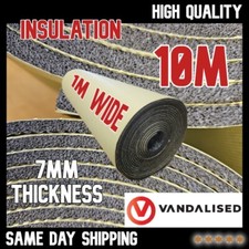 Camper Van Insulation Foam Soundproof Closed Cell Self-adhesive 7mm x 10m vw t6