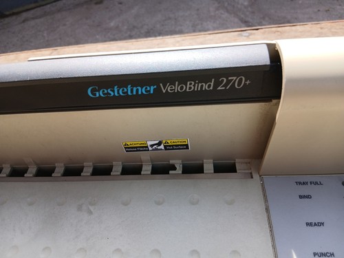 Gestetner 270 velobind - gestetner, 270+