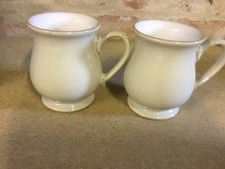 denby linen craftsmans mugs x