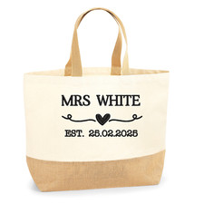 Personalised Beach Bag with