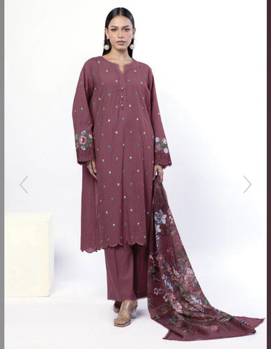 Women purple salwar kameez - purple,