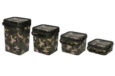 Fox Camo Bait Buckets - Carp