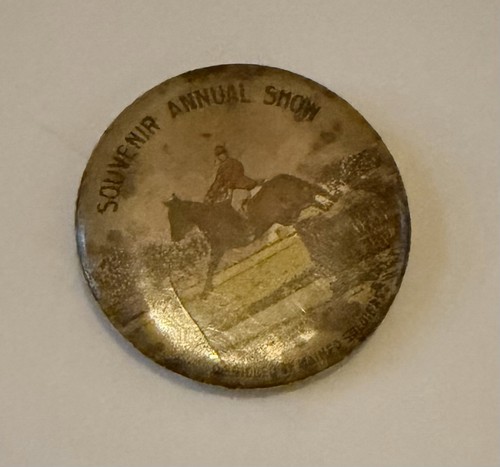 Vintage pictorial button badge - vintage,
