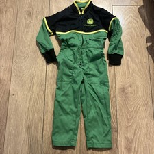 John Deere Boilersuit Overalls Age 1-2 Kids Childrens Boys Girls Farmer