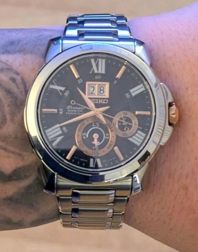 Men seiko premier kinetic - men's,