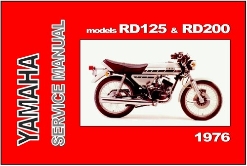 Yamaha workshop manual rd200 - yamaha,