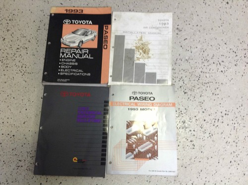 1993 toyota paseo - service, shop