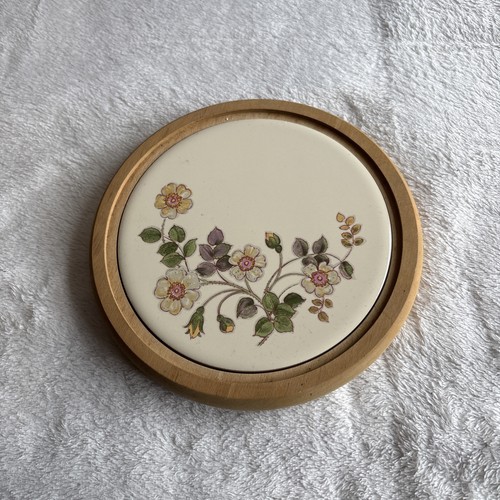 Vintage ceramic wooden tea - wooden,