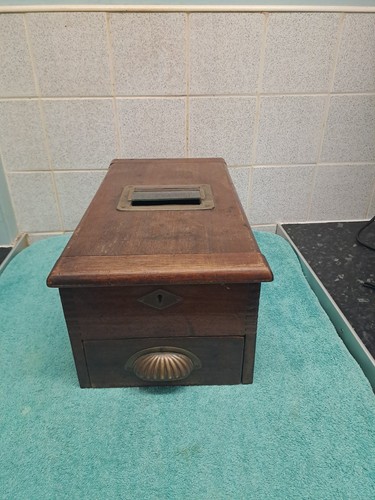 Vintage wooden cash shop till - vintage,
