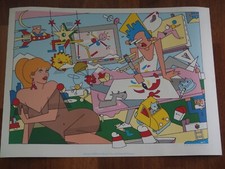 Francois Pop Comic Art Print