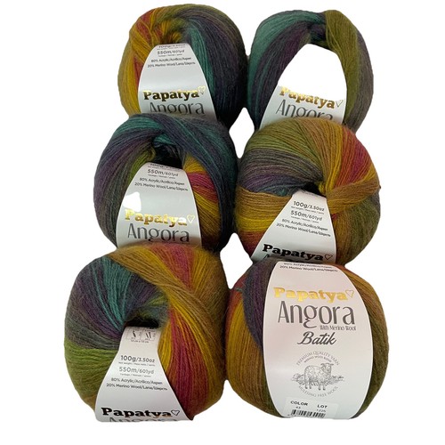 Papatya angora batik yarn - papatya,