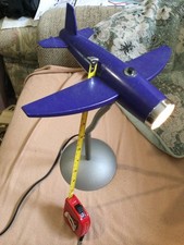 Vintage 1990’s Kids Aeroplane Lamp. Flexible Plane Lamp. Childrens Lamps
