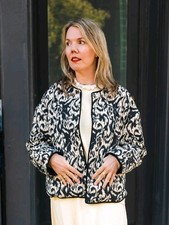 ZARA Printed Black White