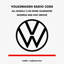 VW Radio Code - %100 Guaranteed Pin - All Model Support  - Instant Fast Delivery
