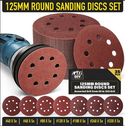 105pk sanding discs 125mm 8 - sanding,