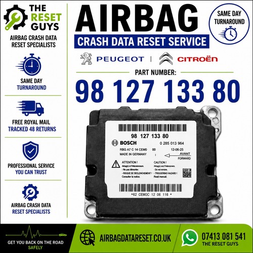 Peugeot 9812713380 airbag ecu - peugeot,