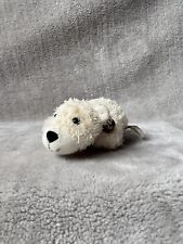 Retired Jellycat Vibrating Bobsleigh Polar Bear White Soft Plush Bobtail Toy