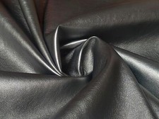 Faux Leatherette Pleather Fabric Material SILVER METALLIC