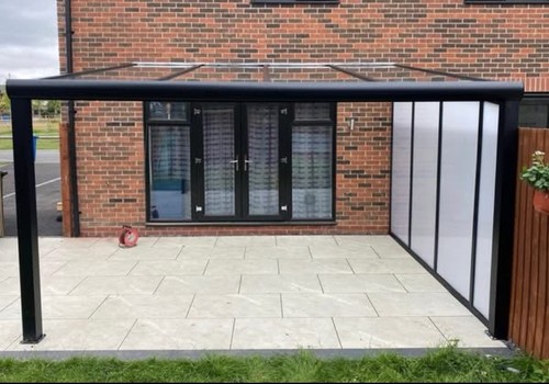 Veranda glass room - glass, carport