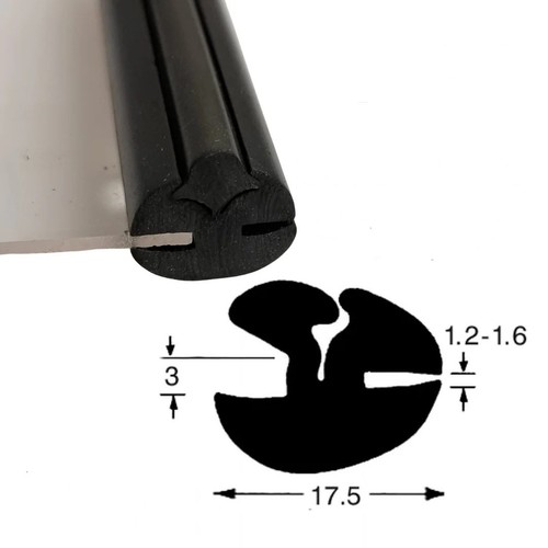 Rubber window glazing seal - rubber,