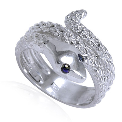 Gold snake sapphire - snake, eye