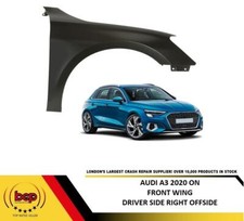 AUDI A3 2020 ONWARDS FRONT WING RIGHT DRIVERS SIDE PRIMED FENDER PANEL