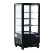 Polar C-Series Energy Efficient Display Fridge Black - 68Ltr