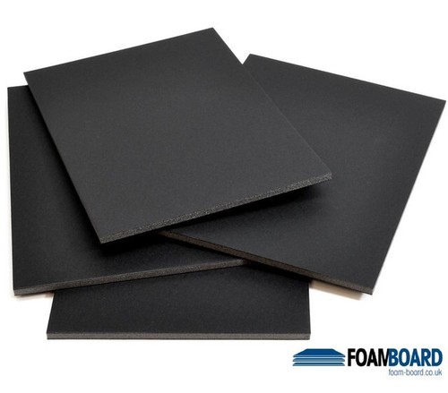 5mm black foamboard 20 - black, (20